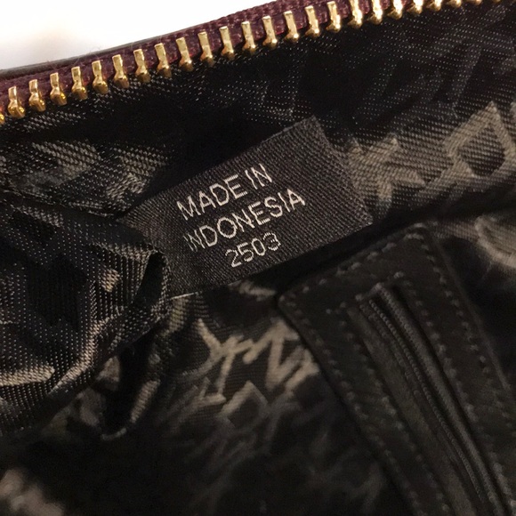 DNKY 100% Cow Leather Purse in Chocolate Brown - Picture 10 of 16